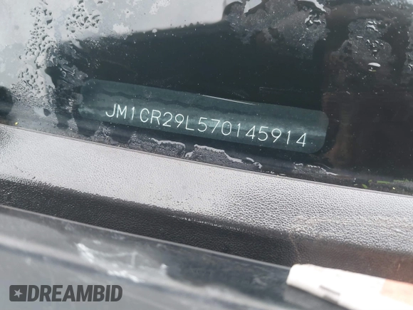 2007 Mazda 5 Touring with VIN JM1CR29L570145914, listed as a IAAI auction lot 41384247 with Not provided miles and . Bid and sale history available at DreamBid. Image 11.