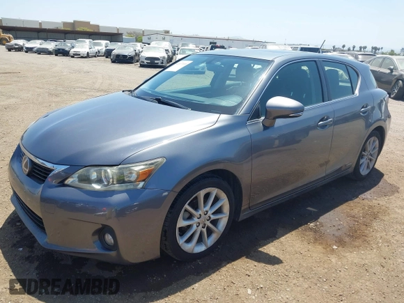 2013 Lexus CT 200h Hybrid with VIN JTHKD5BH6D2147686, listed as a IAAI auction lot 42117110 with 143,450 mi miles. Bid and sale history available at carsss.com. Image 2.