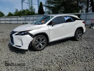 2021 Lexus RX 450h z VIN 2T2HGMDA7MC059840, wystawiony jako Copart lot #56786305 z przebiegiem 33 105 mil mil oraz Szkoda całkowita • Salvage title. Historia ofert i sprzedaży dostępna na DreamBid. Obrazek 1.