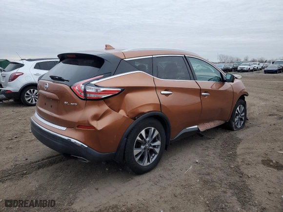 2017 Nissan Murano Platinum with VIN 5N1AZ2MH2HN102643, listed as a Copart auction lot 44619205 with 74,720 mi miles and Salvage Title. Bid and sale history available at carsss.com. Image 3.