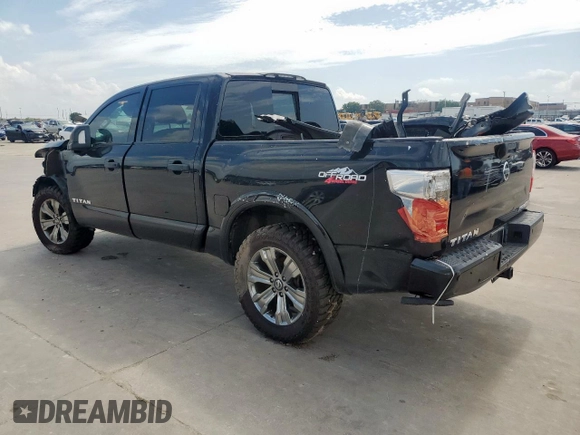 2017 Nissan Titan SV with VIN 1N6AA1E52HN575675, listed as a Copart auction lot 59639975 with 227,451 mi miles and Clean title. Bid and sale history available at DreamBid. Image 2.