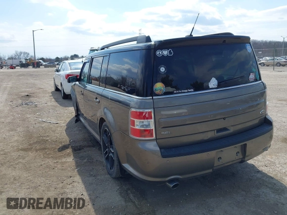 2014 Ford Flex SEL z VIN 2FMGK5C81EBD36460, wystawiony jako IAAI lot #41859985 z przebiegiem 160 572 mil mil oraz . Historia ofert i sprzedaży dostępna na DreamBid. Obrazek 3.