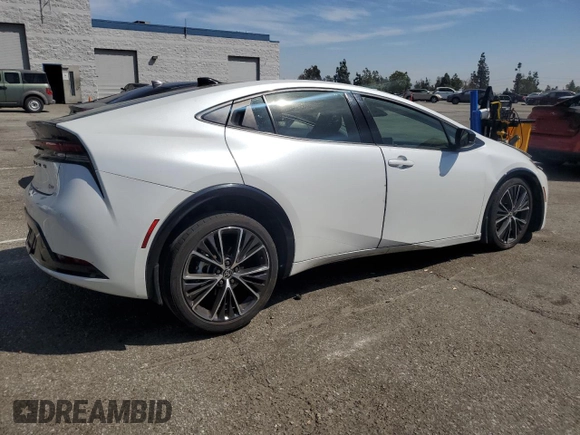 2024 Toyota Prius LE with VIN JTDACAAUXR3026703, listed as a Copart auction lot 50629445 with Not Provided miles and Salvage Title. Bid and sale history available at DreamBid. Image 3.