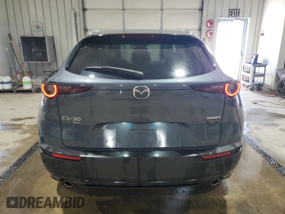 2024 Mazda CX-30 2.5 S Preferred Package with VIN 3MVDMBCM0RM600185, listed as a Copart auction lot 50213865 with 17,563 mi miles and Salvage Title. Bid and sale history available at carsss.com. Image 6.