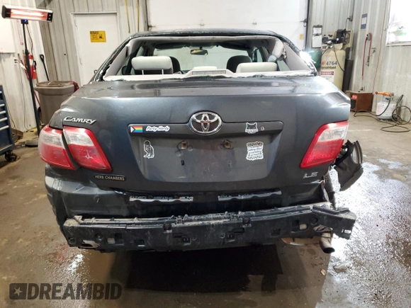 2007 Toyota Camry CE with VIN 4T1BE46K87U039590, listed as a Copart auction lot 50508105 with 138,899 mi miles and Salvage Title. Bid and sale history available at carsss.com. Image 6.