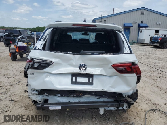 2023 Volkswagen Tiguan SE R-Line Black with VIN 3VVCB7AX8PM044526, listed as a Copart auction lot 54313535 with 16,112 mi miles and Salvage title. Bid and sale history available at DreamBid. Image 6.