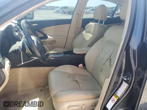 2006 Lexus IS 250 z VIN JTHBK262562017654, wystawiony jako Copart lot #55557615 z przebiegiem 188 537 mil mil oraz Szkoda całkowita • Salvage title. Historia ofert i sprzedaży dostępna na DreamBid. Obrazek 7.