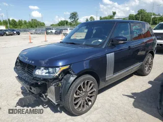 2016 Land Rover Range Rover with VIN SALGR2PF1GA297089, listed as a Copart auction lot 53942364 with 61,437 mi miles and Salvage Title. Bid and sale history available at carsss.com. Image 1.