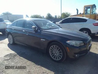 2011 BMW 5 Series 535i xDrive with VIN WBAFU7C55BC439837, listed as a IAAI auction lot 38492275 with 102,190 mi miles. Bid and sale history available at carsss.com. Image 1.