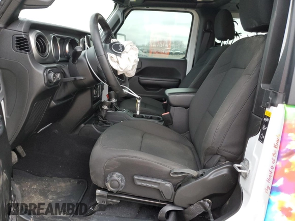 2021 Jeep Wrangler Willys with VIN 1C4HJXAG3MW637195, listed as a Copart auction lot 40757714 with 27,621 mi miles and Non repairable. Bid and sale history available at DreamBid. Image 7.
