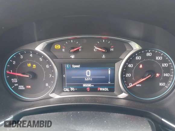 2019 Chevrolet Equinox LT z VIN 2GNAXUEV5K6174160, wystawiony jako IAAI lot #41890052 z przebiegiem 86 296 mil mil oraz . Historia ofert i sprzedaży dostępna na DreamBid. Obrazek 7.