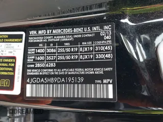 2013 Mercedes-Benz M 350 с VIN 4JGDA5HB9DA195139, выставлен на аукционе IAAI как лот 42156450 с пробегом 74 651 миль миль и . История ставок и продаж доступна на DreamBid. Изображение 9.