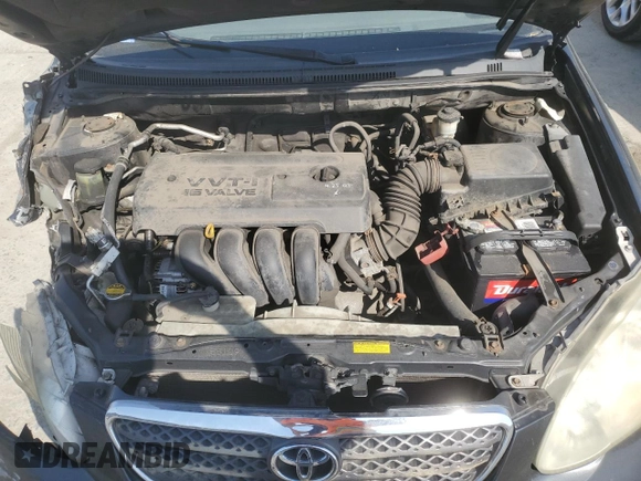 2007 Toyota Corolla CE with VIN 2T1BR32E27C756003, listed as a Copart auction lot 54604095 with 159,580 mi miles and Clean Title. Bid and sale history available at carsss.com. Image 11.