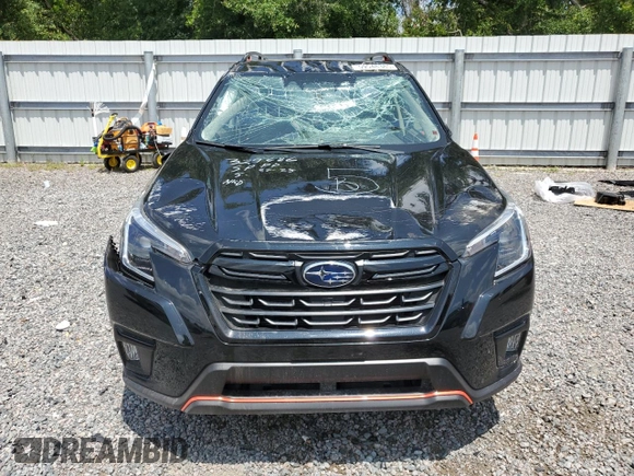 2023 Subaru Forester Special Sports with VIN JF2SKAJC2PH400558, listed as a Copart auction lot 59548385 with Not provided miles and Non repairable. Bid and sale history available at DreamBid. Image 5.