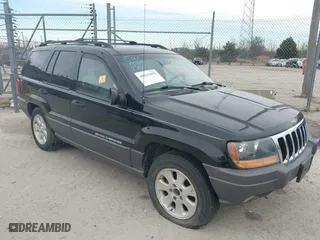 2001 Jeep Grand Cherokee Laredo with VIN 1J4GW48N91C644952, listed as a IAAI auction lot 40825099 with 1 mi miles. Bid and sale history available at carsss.com. Image 1.