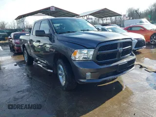 2018 Ram 1500 Tradesman with VIN 1C6RR7FT2JS208952, listed as a IAAI auction lot 41571537 with 116,709 mi miles and . Bid and sale history available at DreamBid. Image 1.