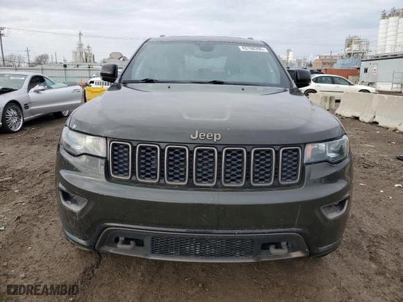 2016 Jeep Grand Cherokee Limited 75th Anniversary with VIN 1C4RJFBG8GC426805, listed as a Copart auction lot 43788395 with 187,543 mi miles and Salvage Title. Bid and sale history available at carsss.com. Image 5.