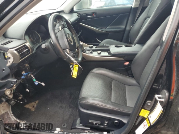 2015 Lexus IS 250 with VIN JTHBF1D25F5081824, listed as a Copart auction lot 60650895 with 96,211 mi miles and Salvage title. Bid and sale history available at DreamBid. Image 7.