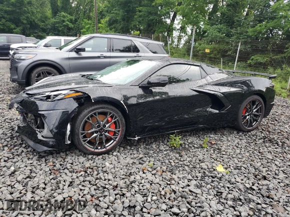 2025 Chevrolet Corvette 3LT with VIN 1G1YC3D48S5103111, listed as a Copart auction lot 63459825 with 1,499 mi miles and Salvage title. Bid and sale history available at DreamBid. Image 1.