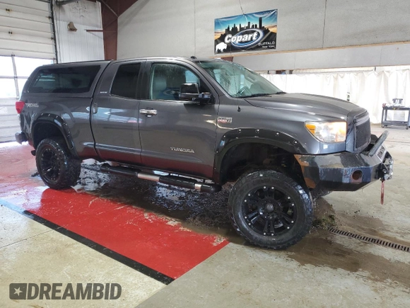 2011 Toyota Tundra 4WD Truck LTD with VIN 5TFBY5F15BX196980, listed as a Copart auction lot 51797675 with 124,080 mi miles and Salvage Title. Bid and sale history available at carsss.com. Image 4.