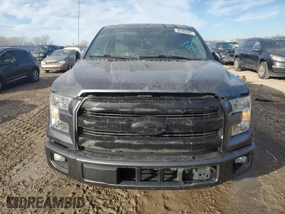 2017 Ford F-150 XL with VIN 1FTEX1CP3HFA43031, listed as a Copart auction lot 89388605 with 176,948 mi miles and Salvage Title. Bid and sale history available at carsss.com. Image 5.