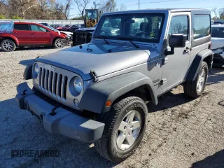 2015 Jeep Wrangler Sport with VIN 1C4AJWAG8FL540932, listed as a Copart auction lot 81637864 with 65,183 mi miles and Clean title. Bid and sale history available at DreamBid. Image 1.