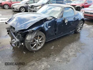 2021 Mazda MX-5 Miata Grand Touring with VIN JM1NDAD73M0451162, listed as a Copart auction lot 42644335 with 20,787 mi miles and Salvage title. Bid and sale history available at DreamBid. Image 1.