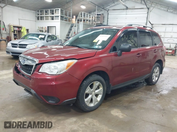 2015 Subaru Forester 2.5i with VIN JF2SJABC6FH558739, listed as a IAAI auction lot 42182607 with 90,263 mi miles and . Bid and sale history available at DreamBid. Image 17.