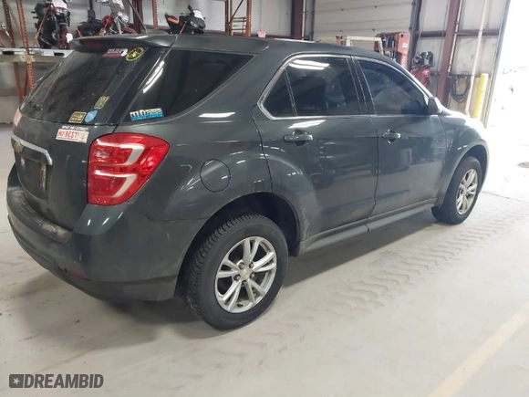 2017 Chevrolet Equinox LS with VIN 2GNFLEEK8H6240416, listed as a IAAI auction lot 41689254 with 133,696 mi miles. Bid and sale history available at carsss.com. Image 4.