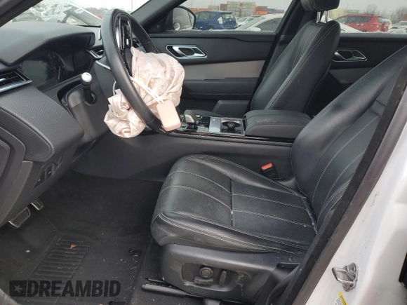 2022 Land Rover Range Rover Velar R-Dynamic S z VIN SALYT2EX7NA329896, wystawiony jako Copart lot #46095575 z przebiegiem 54 878 mil mil oraz Szkoda całkowita • Salvage title. Historia ofert i sprzedaży dostępna na DreamBid. Obrazek 7.