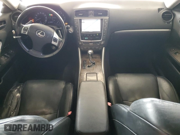 2011 Lexus IS 250 with VIN JTHCF5C29B5046176, listed as a Copart auction lot 56512275 with 132,329 mi miles and Salvage title. Bid and sale history available at DreamBid. Image 8.
