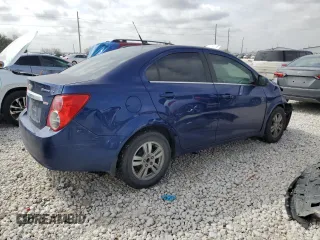 2014 Chevrolet Sonic LT with VIN 1G1JC5SB3E4141502, listed as a Copart auction lot 47993125 with Not Provided miles and Salvage Title. Bid and sale history available at DreamBid. Image 3.