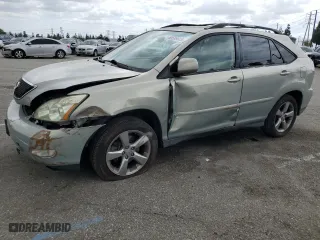 2005 Lexus RX 330 with VIN JTJGA31U850048557, listed as a Copart auction lot 50589605 with 205,457 mi miles and Salvage Title. Bid and sale history available at carsss.com. Image 1.