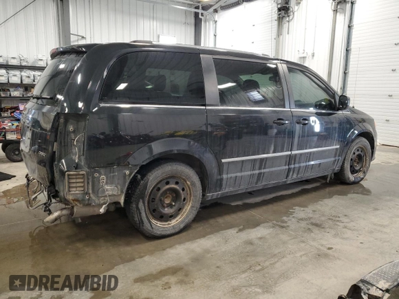 2017 Dodge Grand Caravan Crew Plus with VIN 2C4RDGDG3HR702035, listed as a Copart auction lot 46944875 with 214,058 mi miles and Salvage Title. Bid and sale history available at DreamBid. Image 3.