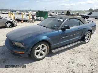 2005 Ford Mustang Deluxe with VIN 1ZVFT84N755202833, listed as a Copart auction lot 53318295 with 134,956 mi miles and Clean Title. Bid and sale history available at carsss.com. Image 1.