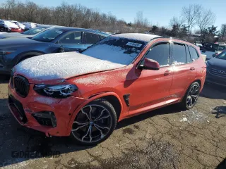 2020 BMW X3 M Competition with VIN 5YMTS0C07LLT10238, listed as a Copart auction lot 41764095 with 0 mi miles and Salvage Title. Bid and sale history available at carsss.com. Image 1.