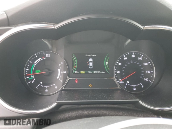 2013 Kia Optima Hybrid EX with VIN KNAGM4AD2D5047046, listed as a Copart auction lot 45369085 with 148,280 mi miles and Salvage Title. Bid and sale history available at carsss.com. Image 9.