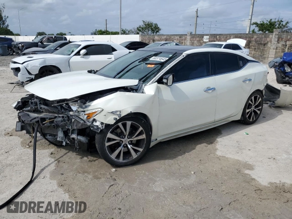 2017 Nissan Maxima SV z VIN 1N4AA6AP6HC370854, wystawiony jako Copart lot #60374645 z przebiegiem 151 160 mil mil oraz Czysty tytuł • Clean title. Historia ofert i sprzedaży dostępna na DreamBid. Obrazek 1.