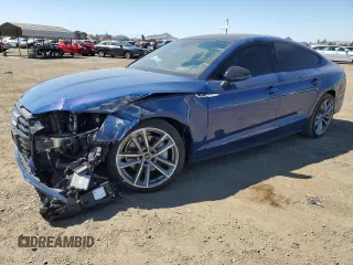2019 Audi A5 Sportback Prestige with VIN WAUFNDF52KA076707, listed as a Copart auction lot 66768094 with 0 mi miles and Salvage Title. Bid and sale history available at carsss.com. Image 1.