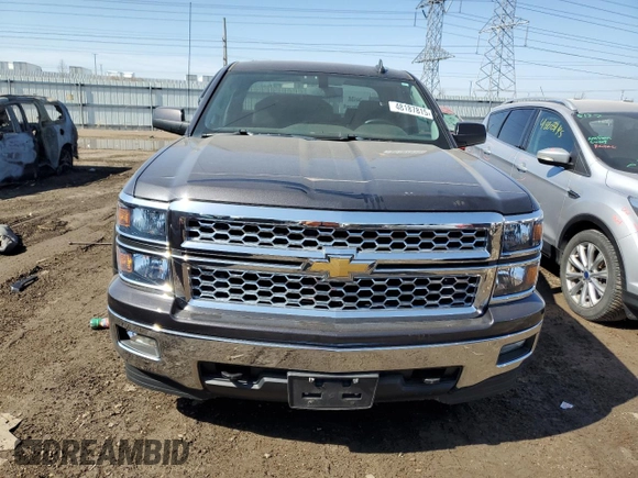 2015 Chevrolet Silverado 1500 LT with VIN 1GCVKREC2FZ355019, listed as a Copart auction lot 48187815 with 85,054 mi miles and Salvage Title. Bid and sale history available at carsss.com. Image 5.
