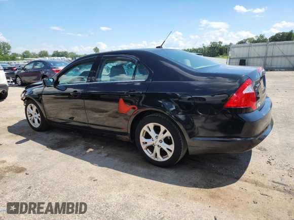 2012 Ford Fusion SE with VIN 3FAHP0HA0CR328069, listed as a Copart auction lot 63400105 with 131,848 mi miles and Non repairable. Bid and sale history available at DreamBid. Image 2.