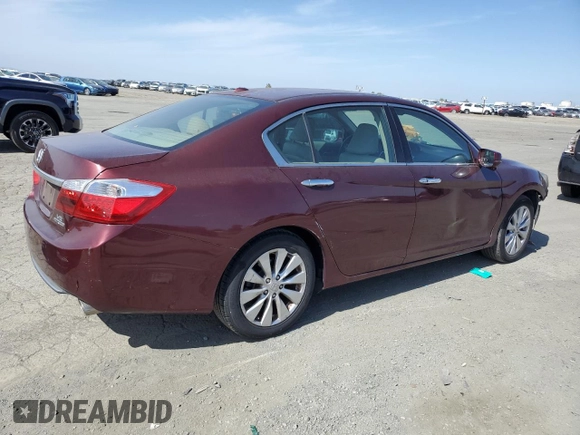 2014 Honda Accord Touring z VIN 1HGCR3F96EA000078, wystawiony jako Copart lot #57472545 z przebiegiem 122 115 mil mil oraz Szkoda całkowita • Salvage title. Historia ofert i sprzedaży dostępna na DreamBid. Obrazek 3.
