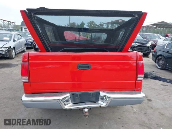 1998 Dodge Dakota SLT with VIN 1B7GL22Y6WS507115, listed as a IAAI auction lot 37654303 with 175,038 mi miles and . Bid and sale history available at carsss.com. Image 16.