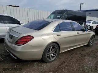 2019 Mercedes-Benz S-Class S 560 with VIN WDDUG8GB5KA483832, listed as a Copart auction lot 68410304 with 16,541 mi miles and Salvage Title. Bid and sale history available at carsss.com. Image 3.