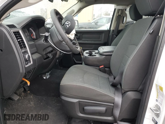 2022 Ram 1500 Tradesman with VIN 1C6RR7FG1NS239604, listed as a Copart auction lot 49132525 with 21,104 mi miles and Salvage title. Bid and sale history available at DreamBid. Image 7.