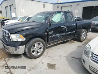 2013 Ram 1500 Big Horn z VIN 1C6RR6GT3DS532313, wystawiony jako Copart lot #45599005 z przebiegiem 124 992 mil mil oraz Szkoda całkowita • Salvage title. Historia ofert i sprzedaży dostępna na DreamBid. Obrazek 1.