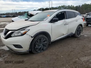 2017 Nissan Murano S with VIN 5N1AZ2MG7HN198874, listed as a Copart auction lot 43189835 with Not Provided miles and Salvage Title. Bid and sale history available at carsss.com. Image 1.