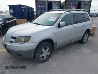 2003 Mitsubishi Outlander XLS with VIN JA4LZ41G53U107011, listed as a IAAI auction lot 41799550 with 164,519 mi miles. Bid and sale history available at carsss.com. Image 2.