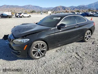 2017 BMW 2 Series 230i with VIN WBA2F9C34H7A40232, listed as a Copart auction lot 84966604 with 88,108 mi miles and Salvage Title. Bid and sale history available at carsss.com. Image 1.