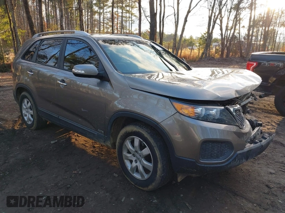 2012 Kia Sorento LX with VIN 5XYKTDA23CG243663, listed as a IAAI auction lot 41160965 with 113,317 mi miles. Bid and sale history available at carsss.com. Image 1.